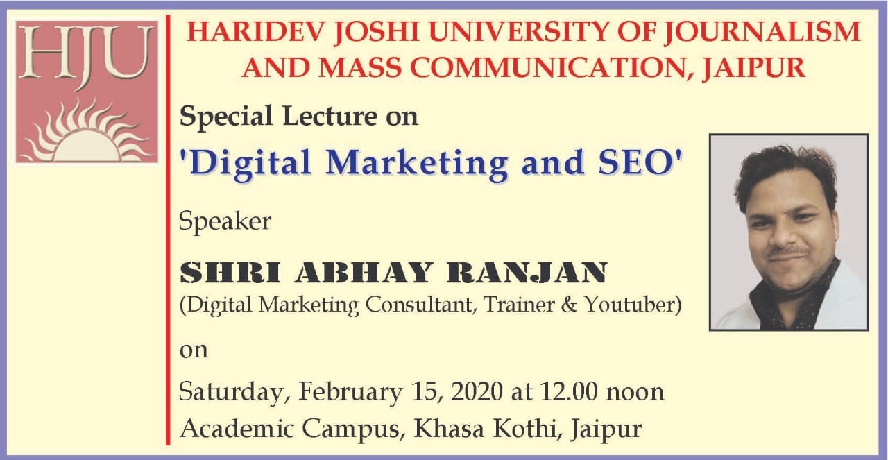 digital marketing rajasthan university