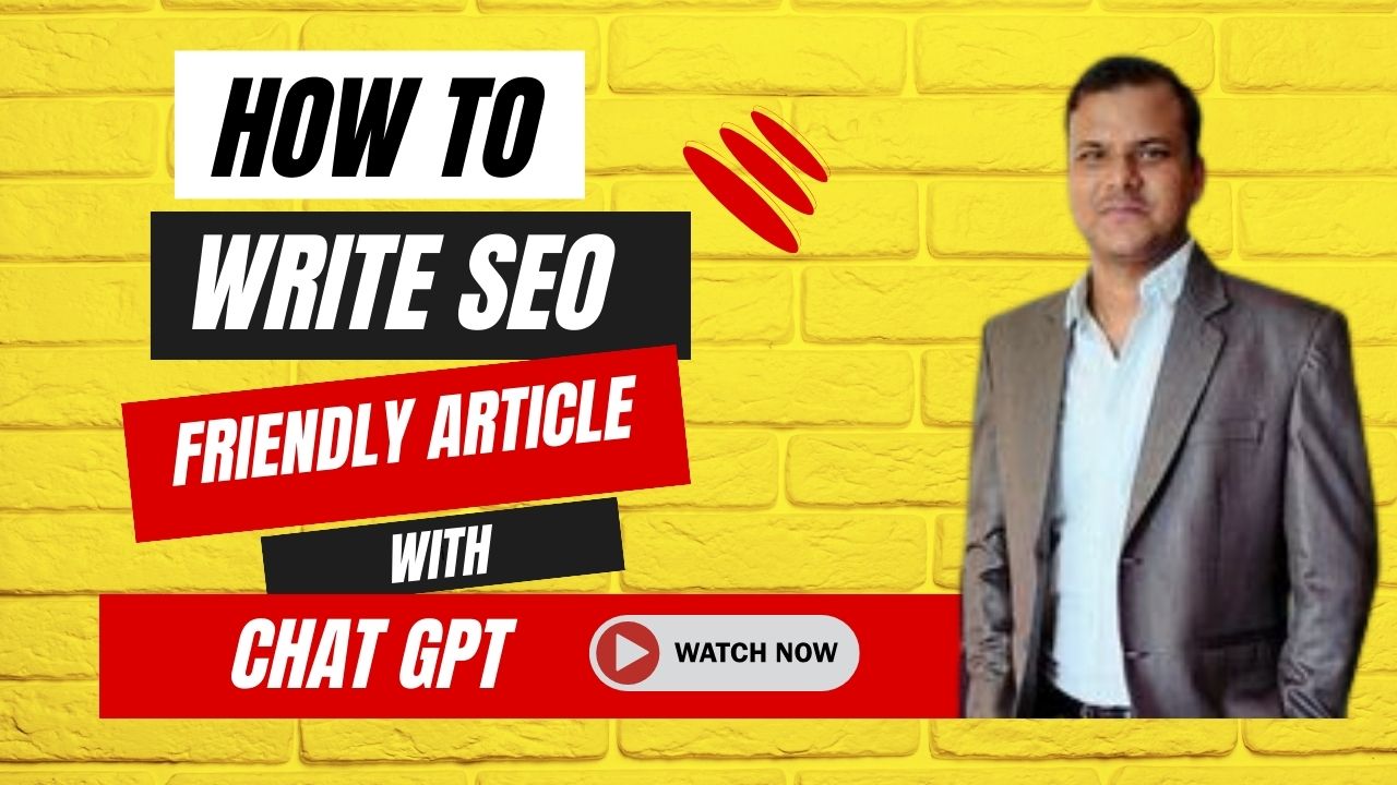 SEO-Friendly Article in CHAT GPT